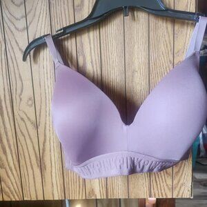 VICTORIA SECRETS WEAR EVERYWHERE WIRELESS LIGHTLY LINED BRA COCOA BROWN 36D